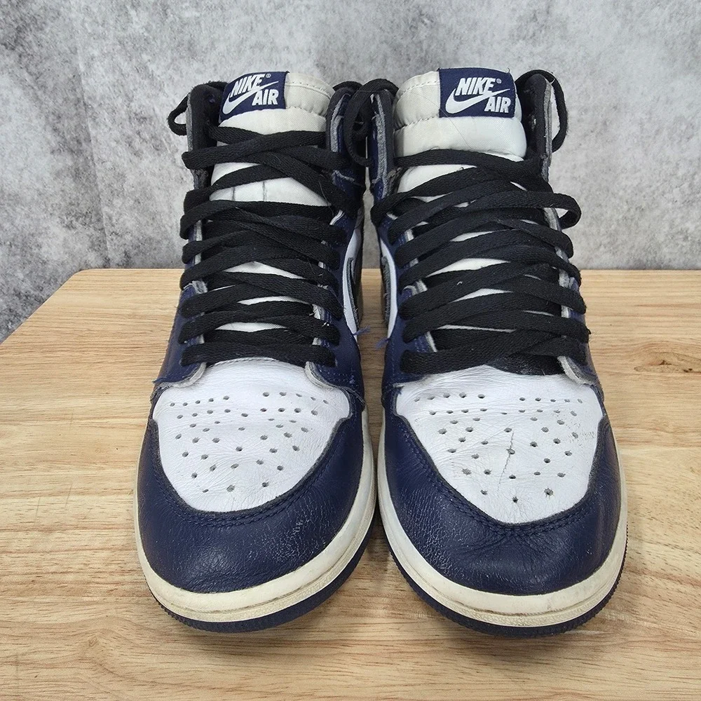 Jordan 1 Retro High OG Sneakers Men 7.5 Obsidian University Blue Navy DZ5485-401